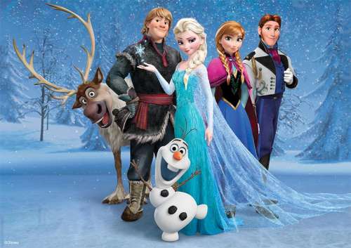 Frozen Group Edible Image - Click Image to Close